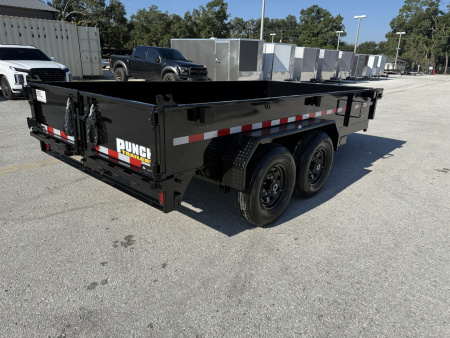 New 2026 Punch 83x14 14K Scissor Dump Trailer