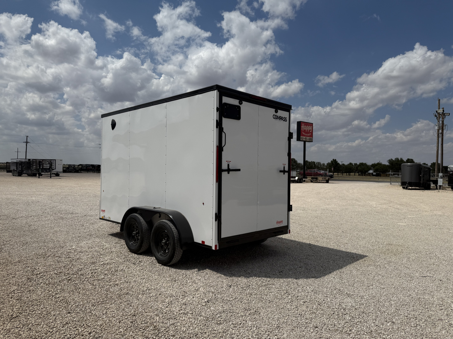 New 2026 Compass 6'x12' Enclosed Cargo Trailer - Indigo DLX