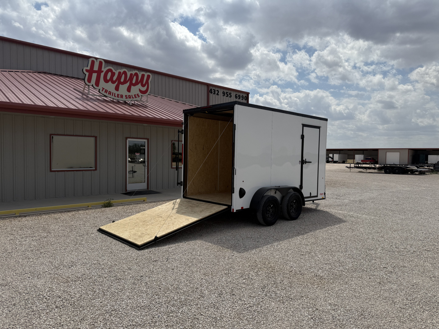 New 2026 Compass 6'x12' Enclosed Cargo Trailer - Indigo DLX