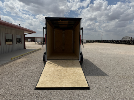 New 2026 Compass 6'x12' Enclosed Cargo Trailer - Indigo DLX