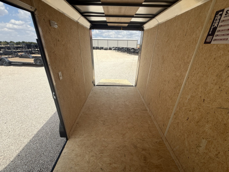 New 2026 Compass 6'x12' Enclosed Cargo Trailer - Indigo DLX