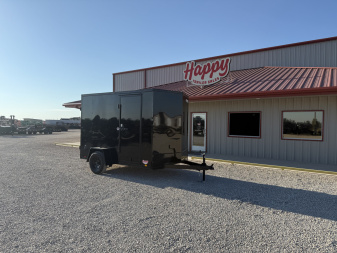 New 2026 Compass 6'x10' Enclosed Cargo Trailer - Indigo DLX