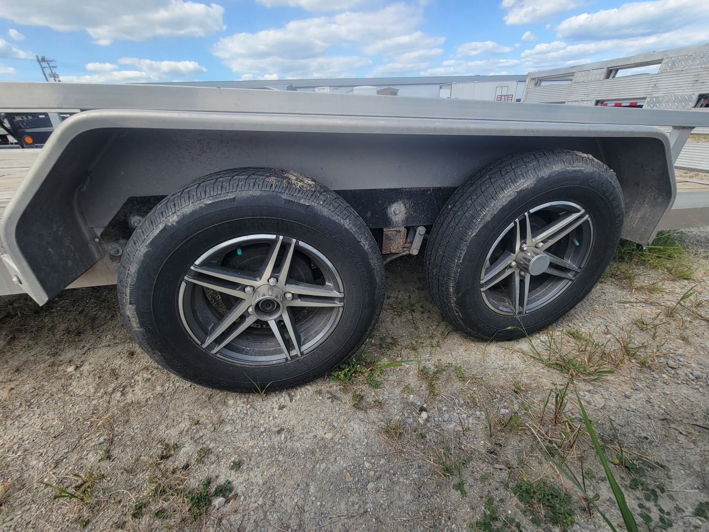 Used 2021 Sure-Trac 7x16 Aluminum Tube Top Utility Trailer