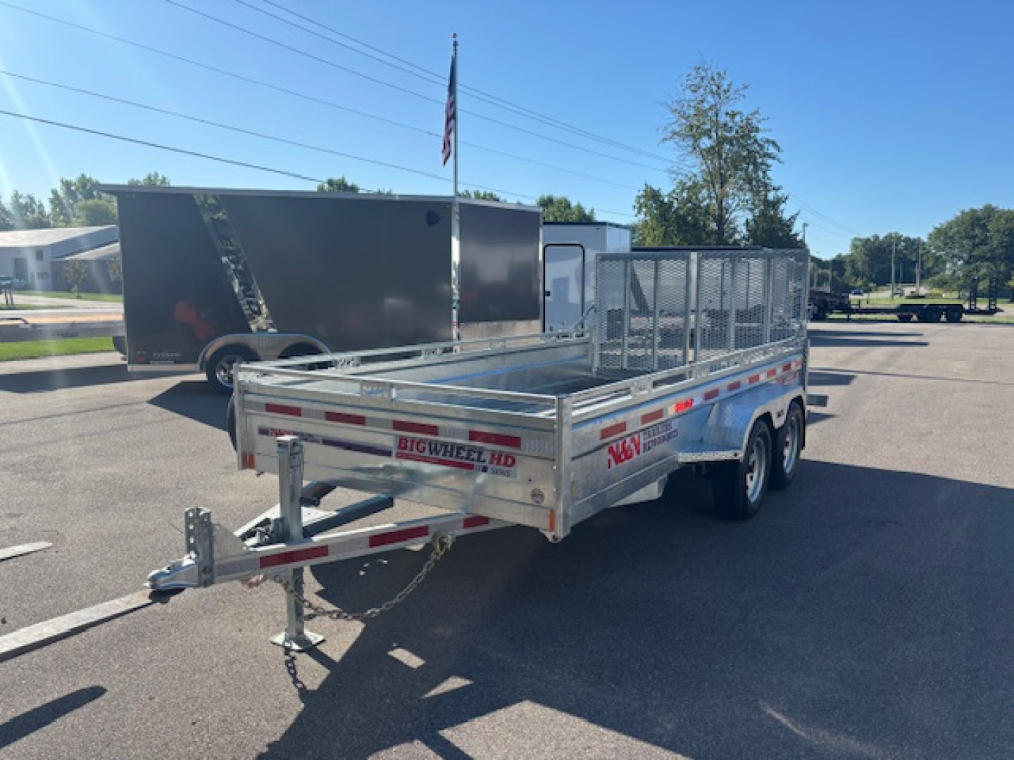 New 2025 N and N 7x14 Utility/Equipment Trailer