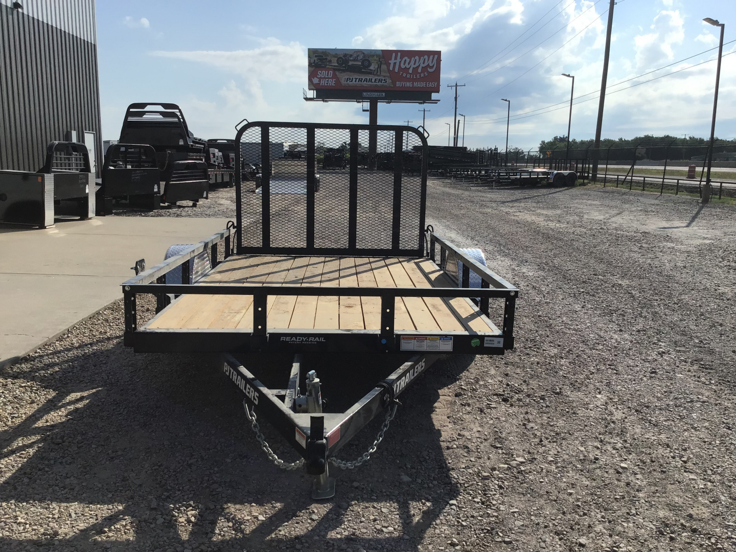New 2026 PJ 77"x10' Single Axle Utility Trailer - U7