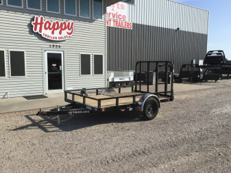 2026 PJ 77"x10' Single Axle Utility Trailer - U7