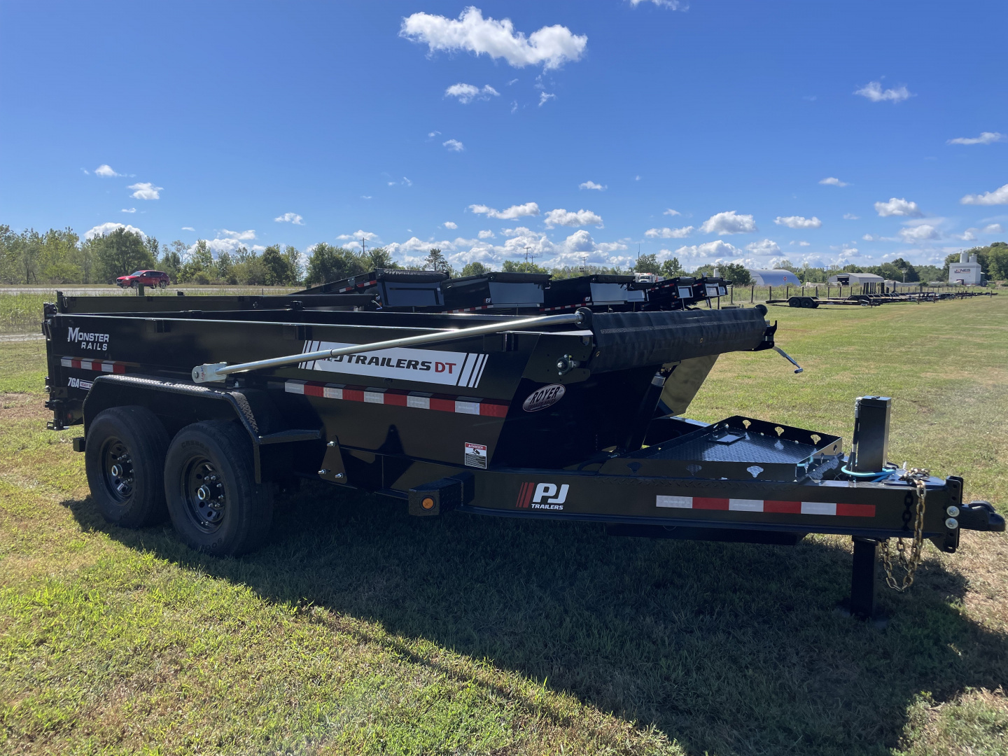 New 2026 PJ TRAILERS 83" x 14' DT1 Telescopic Dump Trailer