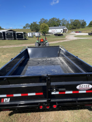 New 2026 PJ TRAILERS 83" x 14' DT1 Telescopic Dump Trailer
