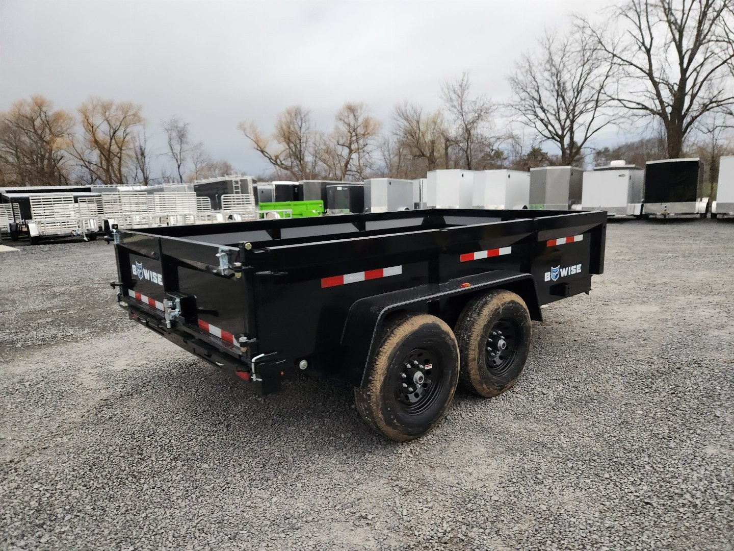 New 2026 BWISE DT12 81.5x12 12K Tandem Axle Dump Trailer