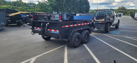 New 72in x 10 Sure-Trac Low-Pro Single Ram Dump Trailer 10k***Stab Jacks