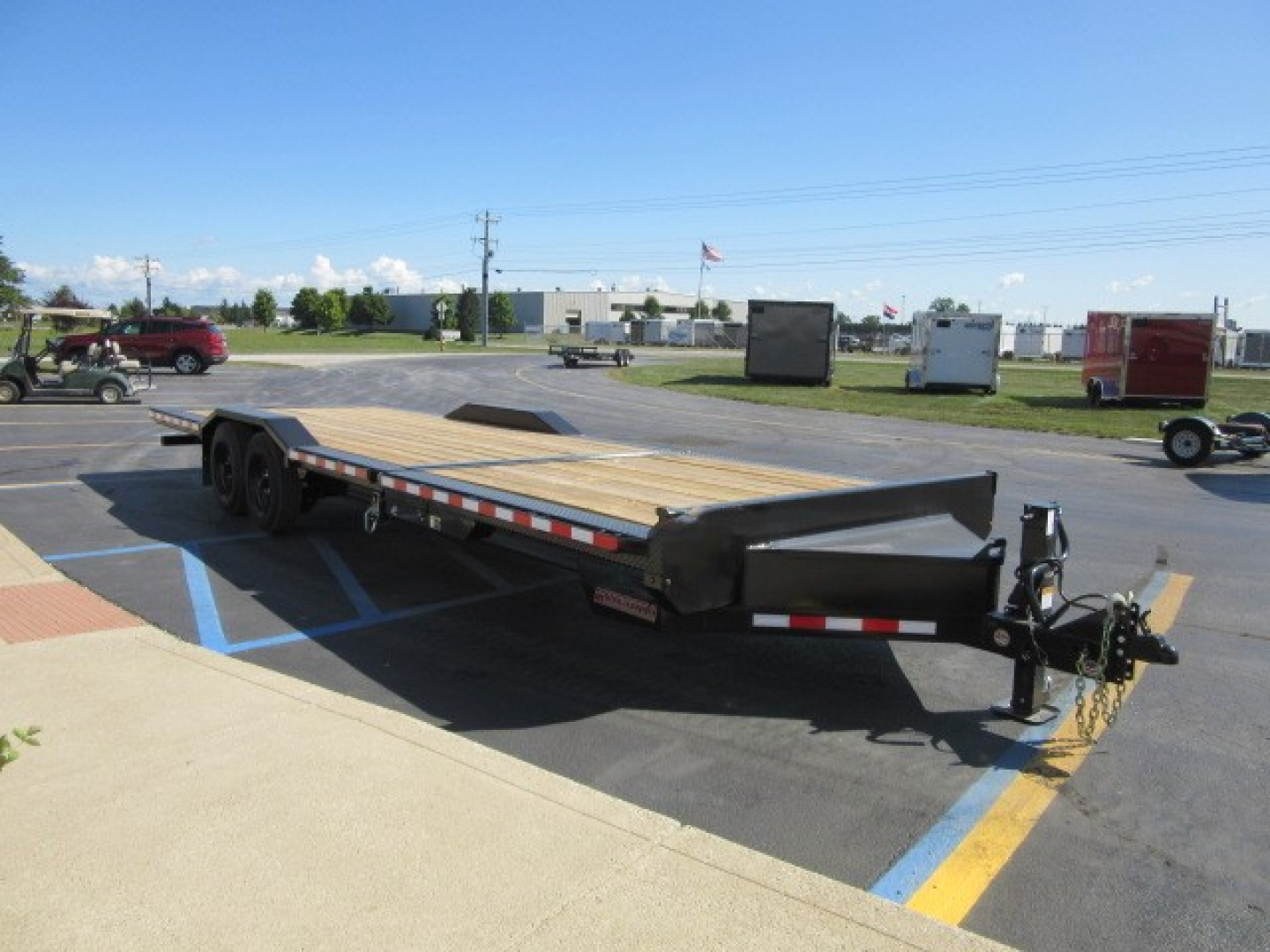 New 2026 Midsota 8.5 x 26 (18+8) 17.6K NTBWB26-BP-176 Tilt Trailer