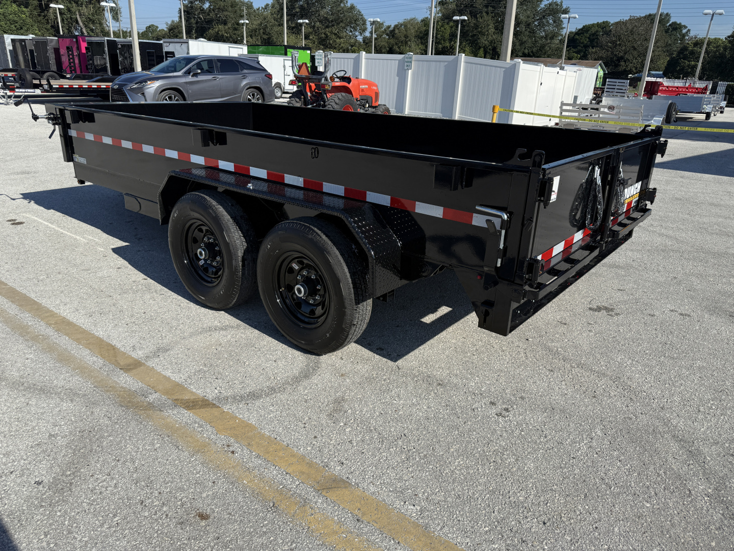 New 2026 Punch 83x14 14K Scissor Dump Trailer
