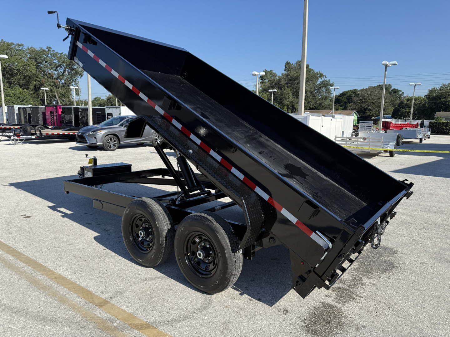 New 2026 Punch 83x14 14K Scissor Dump Trailer