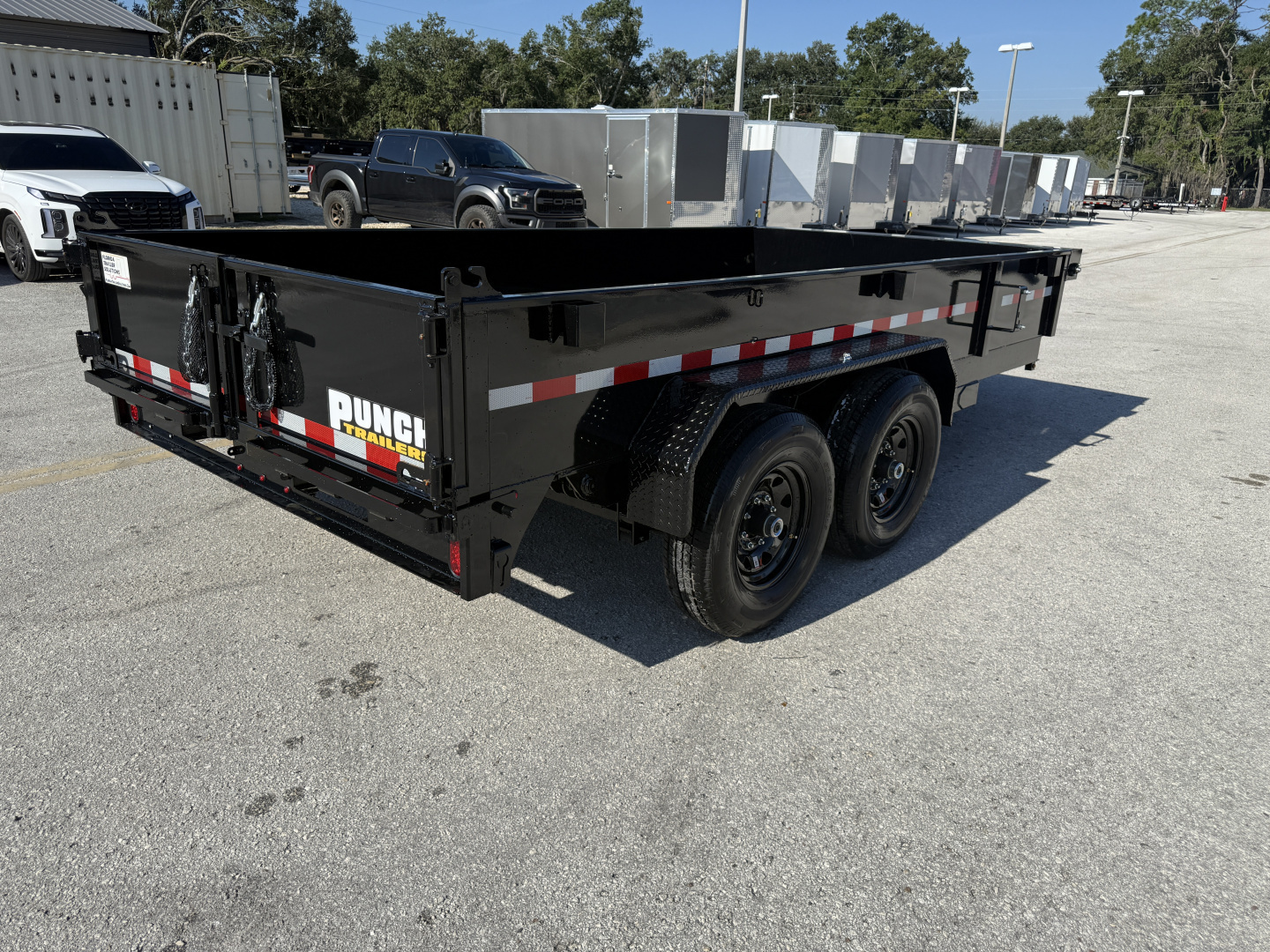 New 2026 Punch 83x14 14K Scissor Dump Trailer