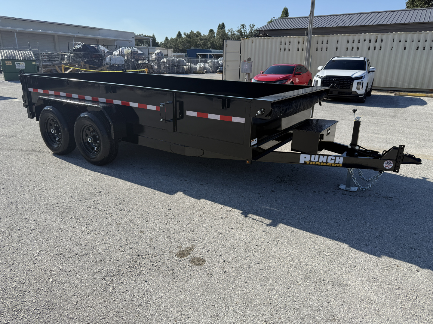 New 2026 Punch 83x14 14K Scissor Dump Trailer