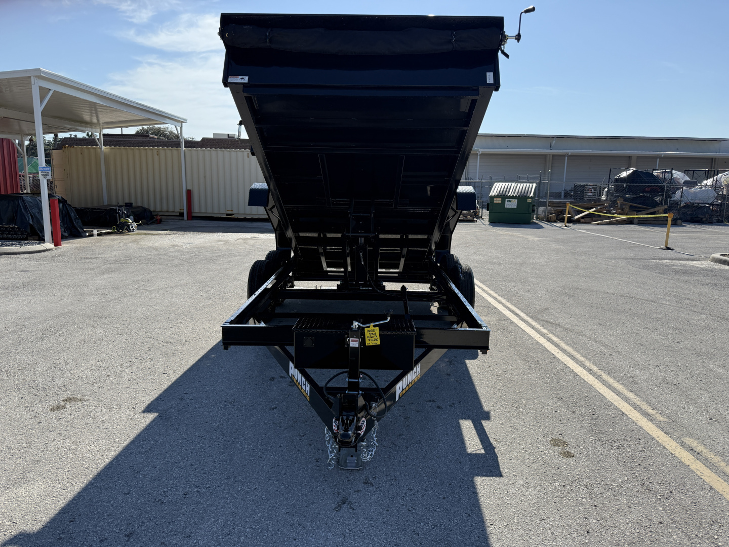 New 2026 Punch 83x14 14K Scissor Dump Trailer