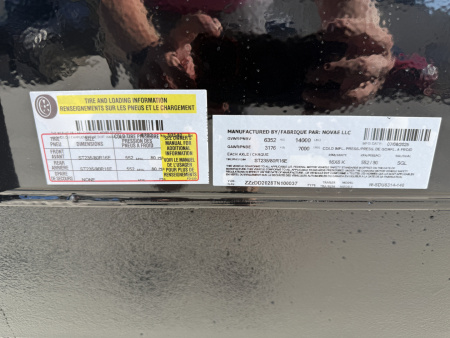 New 2026 Punch 83x14 14K Scissor Dump Trailer