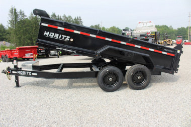 New 2025 Moritz 6' 10" x 14' Heavy Commercial DLH Series Dump Trailer - 16000# GVW