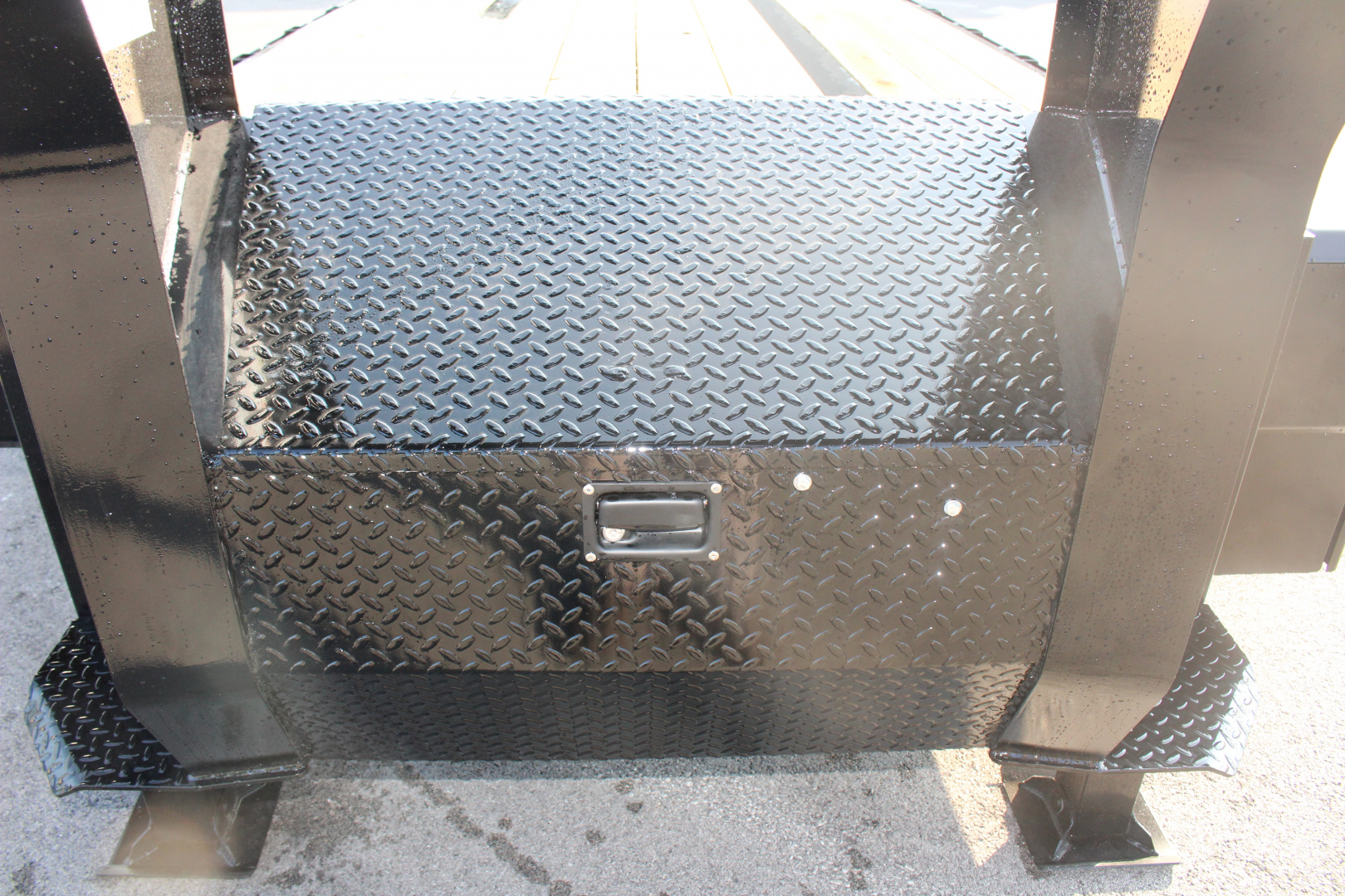 New 2025 Moritz FDGH DT 20' + 5' GOOSENECK Deckover Flatbed Trailer- Full Width Aluminum Ramps- 25900# GVW