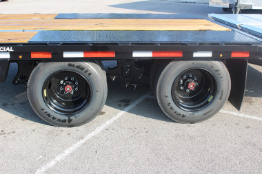 New 2025 Moritz FDGH DT 20' + 5' GOOSENECK Deckover Flatbed Trailer- Full Width Aluminum Ramps- 25900# GVW