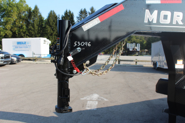 New 2025 Moritz FDGH DT 20' + 5' GOOSENECK Deckover Flatbed Trailer- Full Width Aluminum Ramps- 25900# GVW