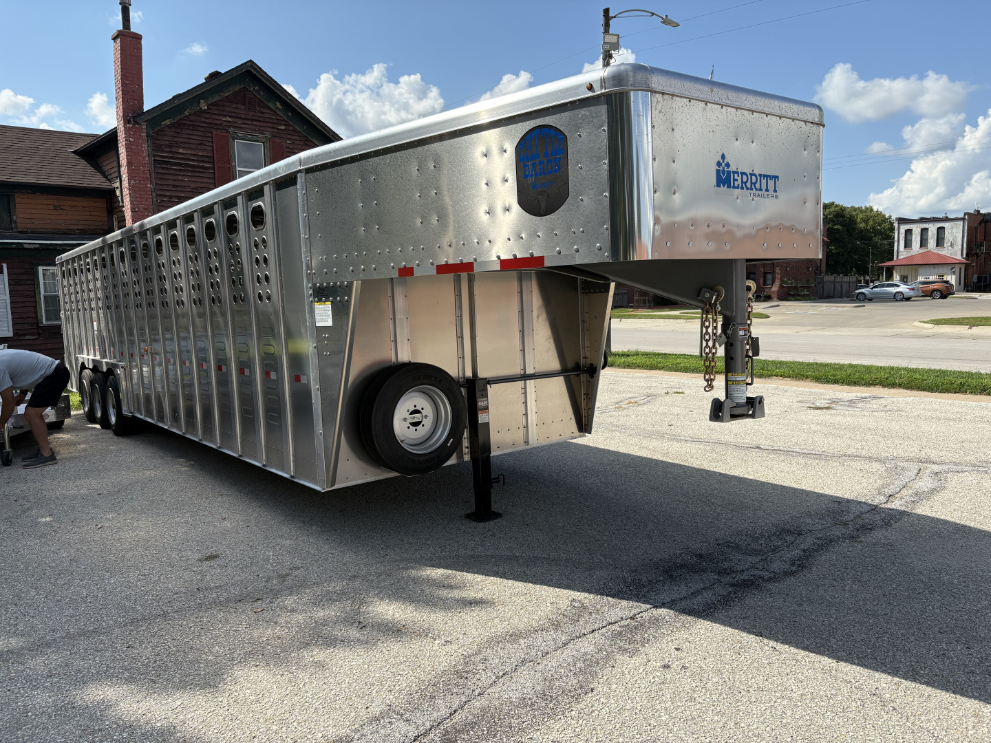 New 2026 94x32 Merritt Trailer 2Gates 1w/Slide