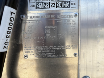 New 2026 94x32 Merritt Trailer 2Gates 1w/Slide