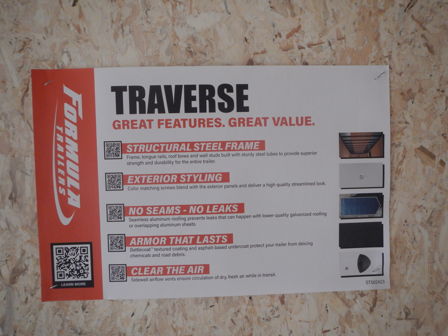 New 2026 Formula Trailers 7 X 16 TRAVERSE Cargo / Enclosed Trailer