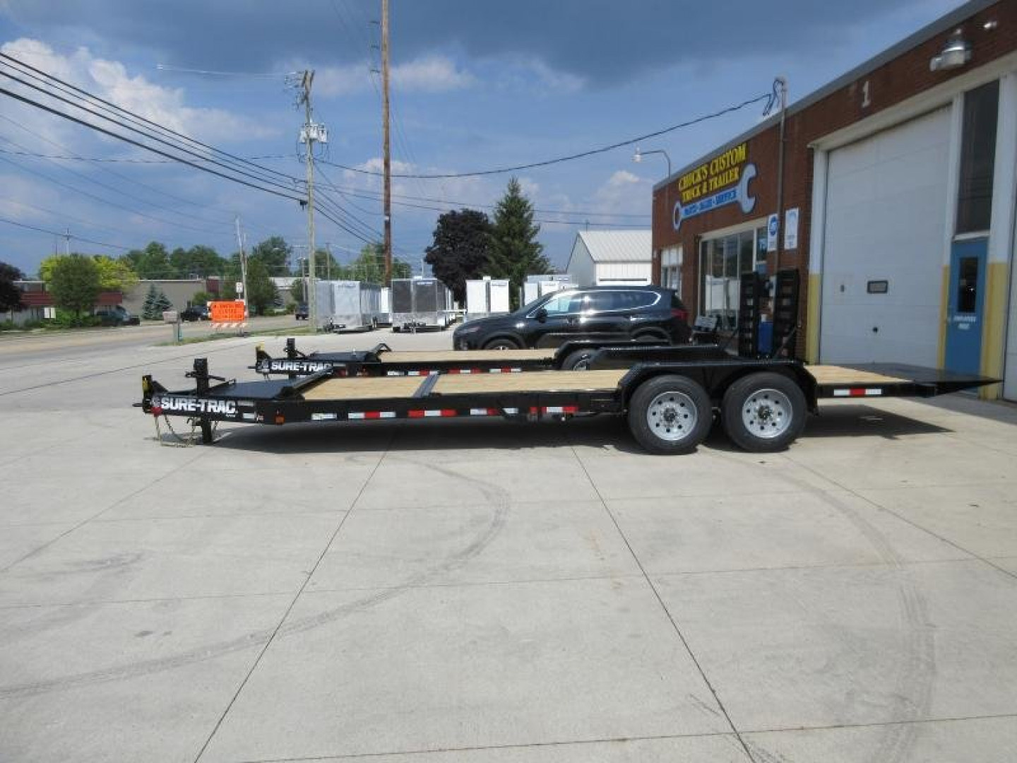 New 2026 Sure-Trac 7 x 18+4 Pro Series Beam Tilt Equipment 17.6K Tilt Trailer