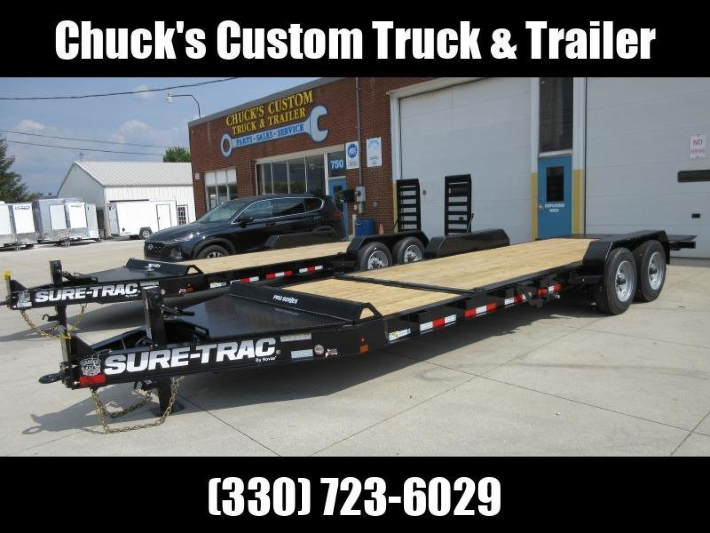 New 2026 Sure-Trac 7 x 18+4 Pro Series Beam Tilt Equipment 17.6K Tilt Trailer