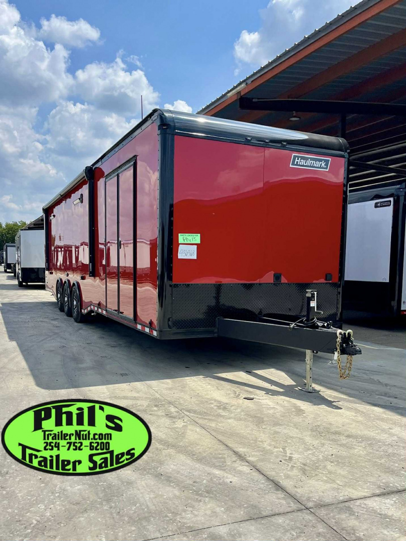 New Haulmark NEW 85X34 EDGE ENCLOSED RACE TRAILER ELECTRIC AWNING CAR RACE TRAILER CAR HAULER CARGO TRAILER Car / Racing Trailer