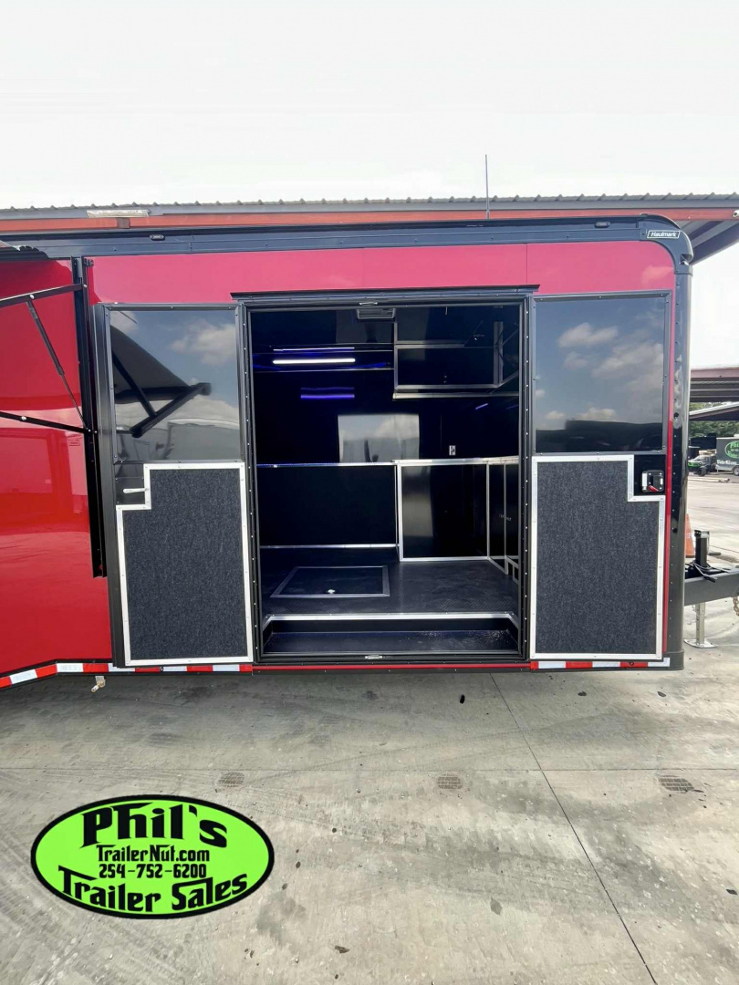 New Haulmark NEW 85X34 EDGE ENCLOSED RACE TRAILER ELECTRIC AWNING CAR RACE TRAILER CAR HAULER CARGO TRAILER Car / Racing Trailer