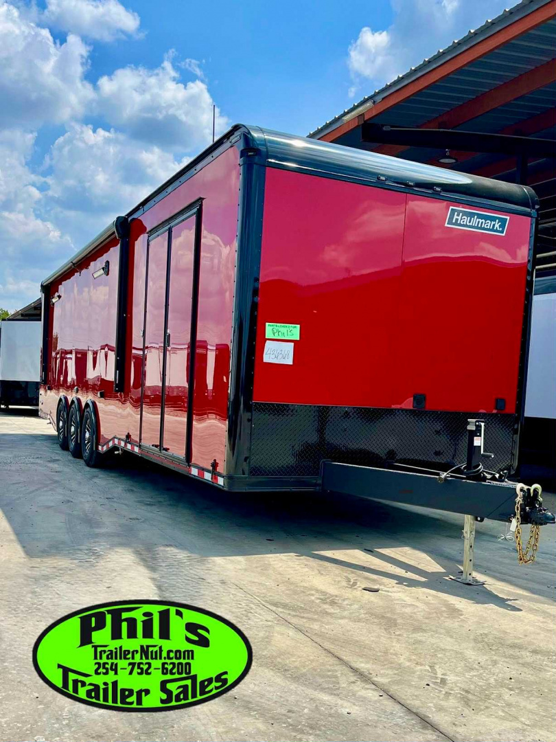 New Haulmark NEW 85X34 EDGE ENCLOSED RACE TRAILER ELECTRIC AWNING CAR RACE TRAILER CAR HAULER CARGO TRAILER Car / Racing Trailer