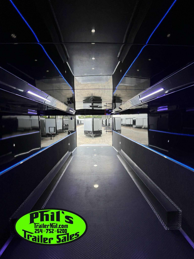 New Haulmark NEW 85X34 EDGE ENCLOSED RACE TRAILER ELECTRIC AWNING CAR RACE TRAILER CAR HAULER CARGO TRAILER Car / Racing Trailer