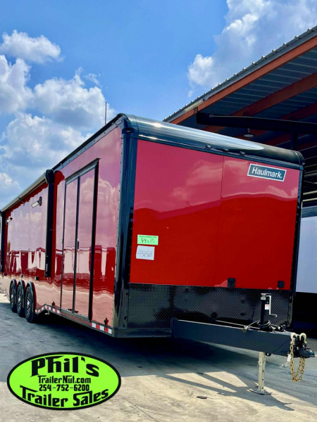 New Haulmark NEW 85X34 EDGE ENCLOSED RACE TRAILER ELECTRIC AWNING CAR RACE TRAILER CAR HAULER CARGO TRAILER Car / Racing Trailer