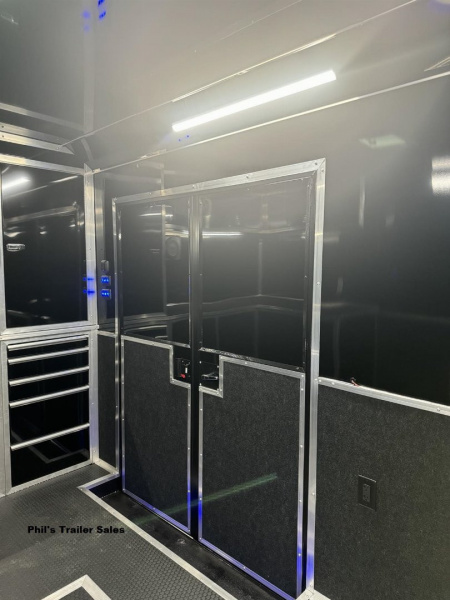 New Haulmark NEW 85X34 EDGE ENCLOSED RACE TRAILER ELECTRIC AWNING CAR RACE TRAILER CAR HAULER CARGO TRAILER Car / Racing Trailer