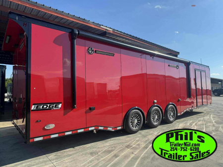 New Haulmark NEW 85X34 EDGE ENCLOSED RACE TRAILER ELECTRIC AWNING CAR RACE TRAILER CAR HAULER CARGO TRAILER Car / Racing Trailer