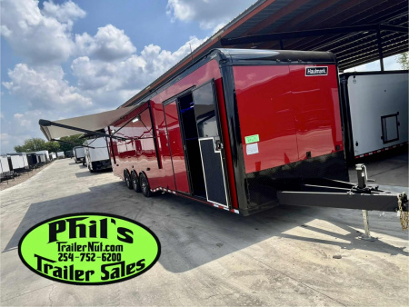 New Haulmark NEW 85X34 EDGE ENCLOSED RACE TRAILER ELECTRIC AWNING CAR RACE TRAILER CAR HAULER CARGO TRAILER Car / Racing Trailer