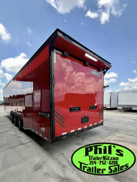 New Haulmark NEW 85X34 EDGE ENCLOSED RACE TRAILER ELECTRIC AWNING CAR RACE TRAILER CAR HAULER CARGO TRAILER Car / Racing Trailer