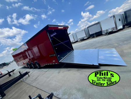 New Haulmark NEW 85X34 EDGE ENCLOSED RACE TRAILER ELECTRIC AWNING CAR RACE TRAILER CAR HAULER CARGO TRAILER Car / Racing Trailer
