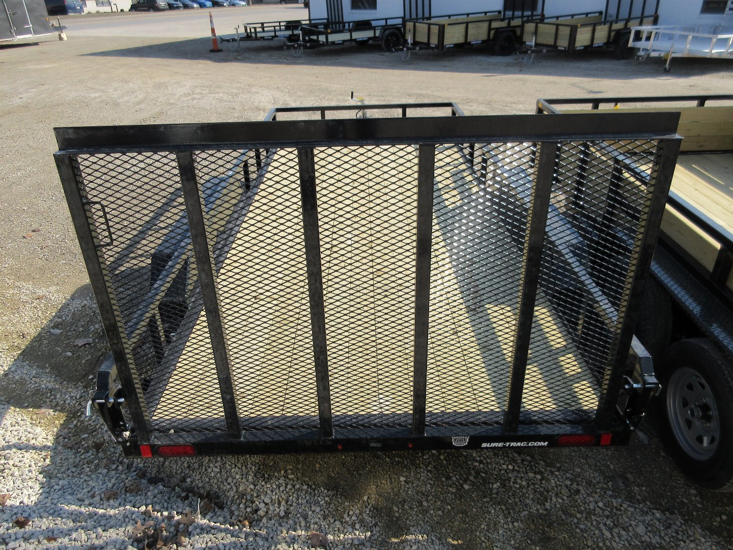 New 2026 Sure-Trac 7X16 TUBE TOP 7K Utility Trailer