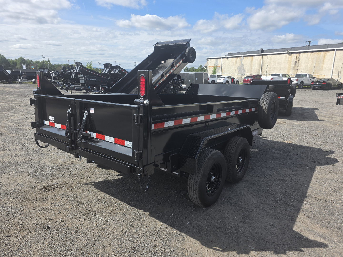 New 2026 Sure-Trac 6X12 10K - RAMPS Dump Trailer