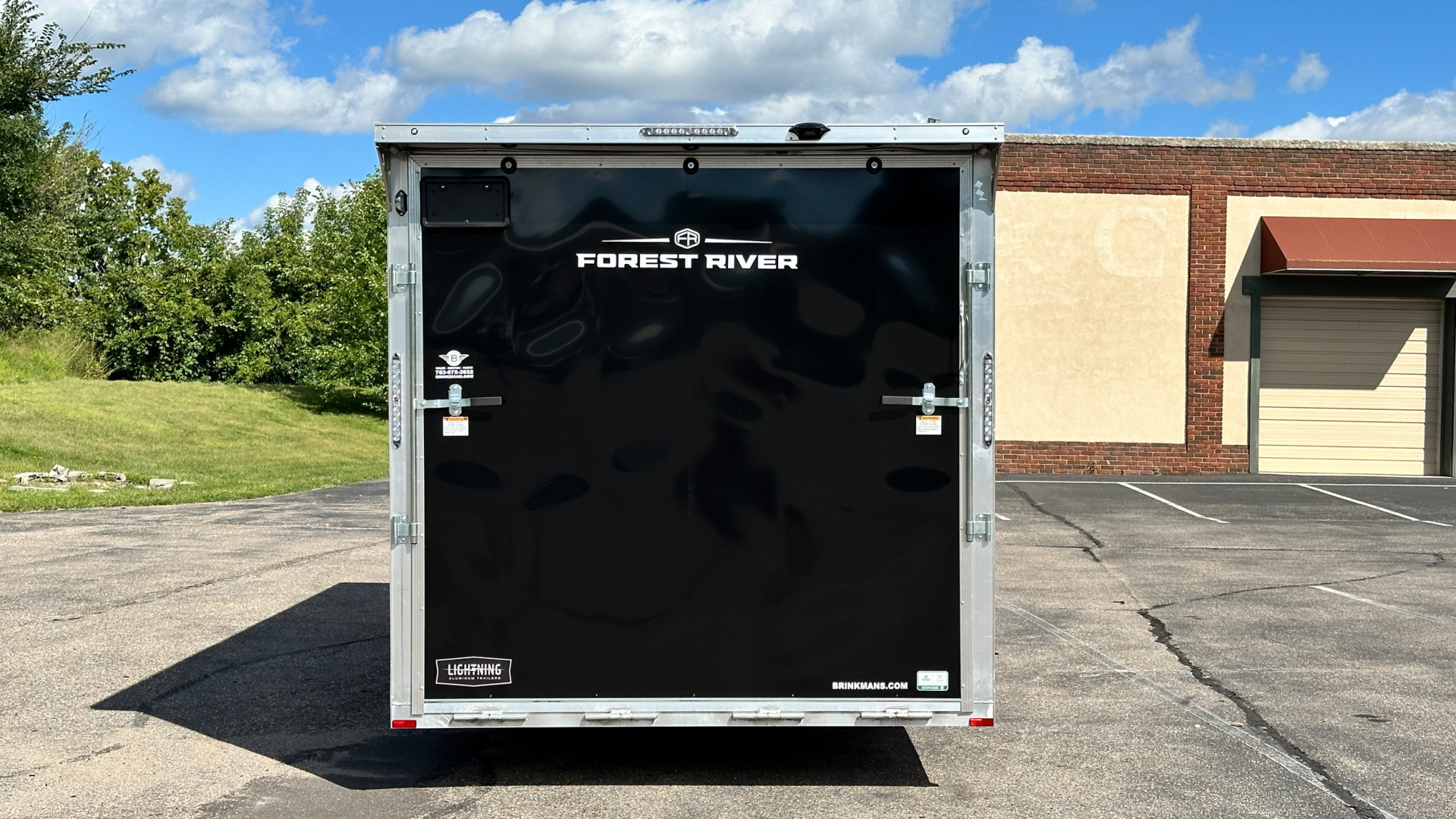 New Lightning 8.5x20 Enclosed Car Hauler Trailer - Ramp Door
