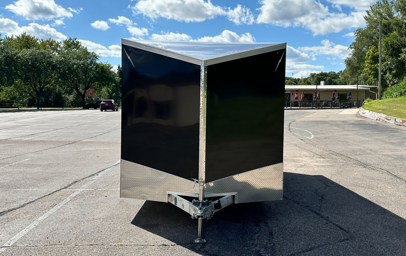 New Lightning 8.5x20 Enclosed Car Hauler Trailer - Ramp Door
