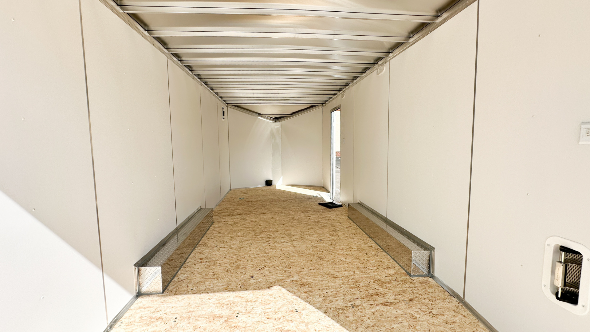 New Lightning 8.5x20 Enclosed Car Hauler Trailer - Ramp Door