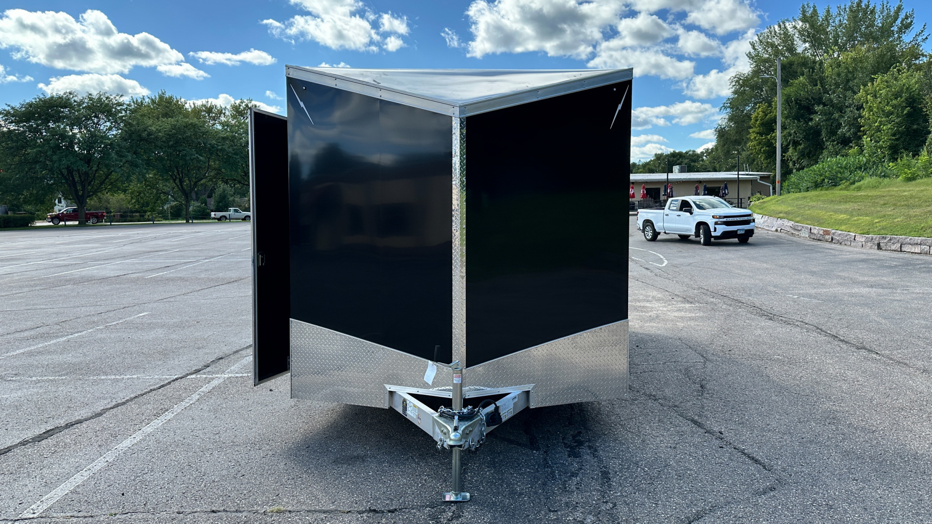 New Lightning 8.5x20 Enclosed Car Hauler Trailer - Ramp Door