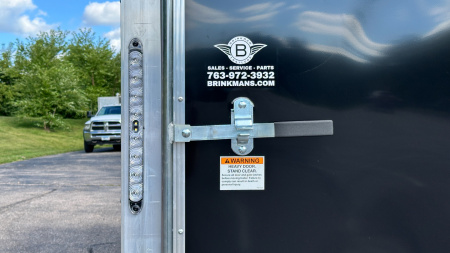 New Lightning 8.5x20 Enclosed Car Hauler Trailer - Ramp Door