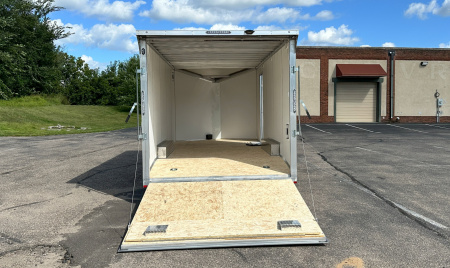 New Lightning 8.5x20 Enclosed Car Hauler Trailer - Ramp Door