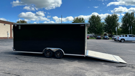 New Lightning 8.5x20 Enclosed Car Hauler Trailer - Ramp Door