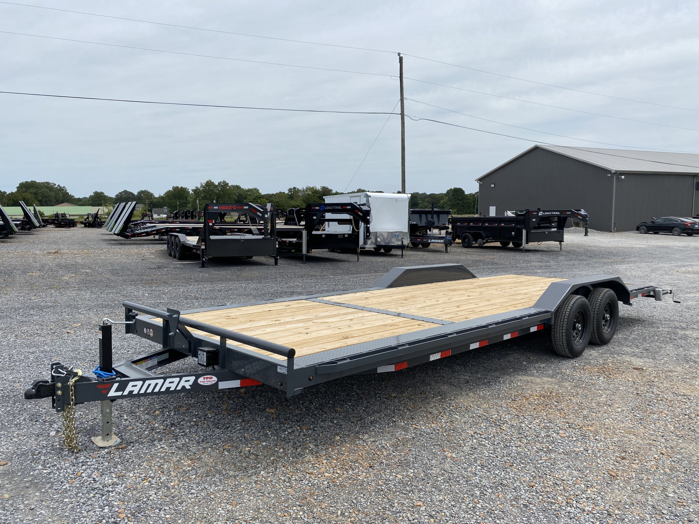 New 2026 Lamar 102" X 24' 10K Equipment Trailer